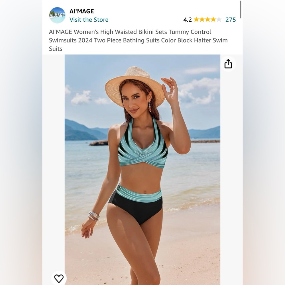 2pc bikini. Size 2XL